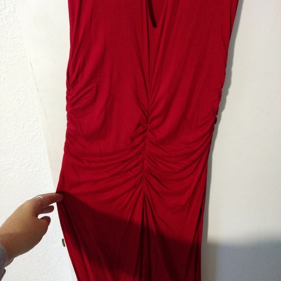 ❌ SOLD ❌ JustFab Red Cage Dress - Picture 3 of 5